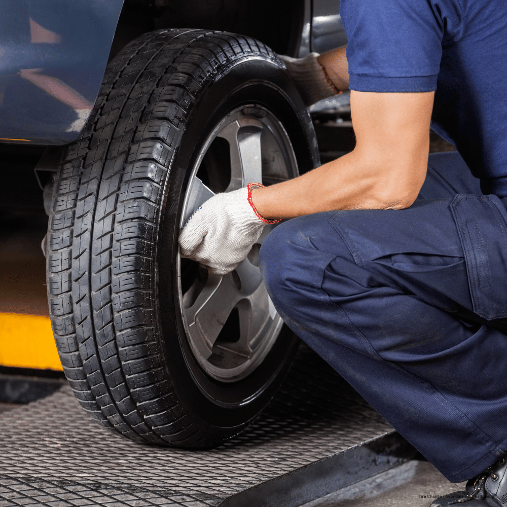 Tire Change - Avondale Estates Towing